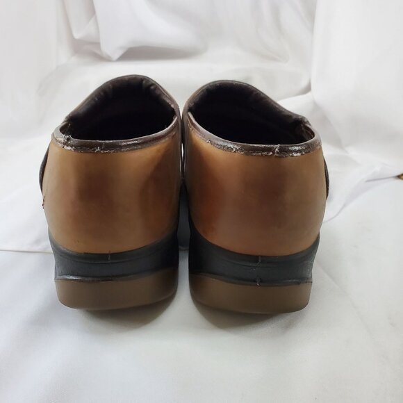 Dansko Sport Mens Professional Brown Leather Clogs Size 47 USA Mens size 13.5 - Picture 8 of 13